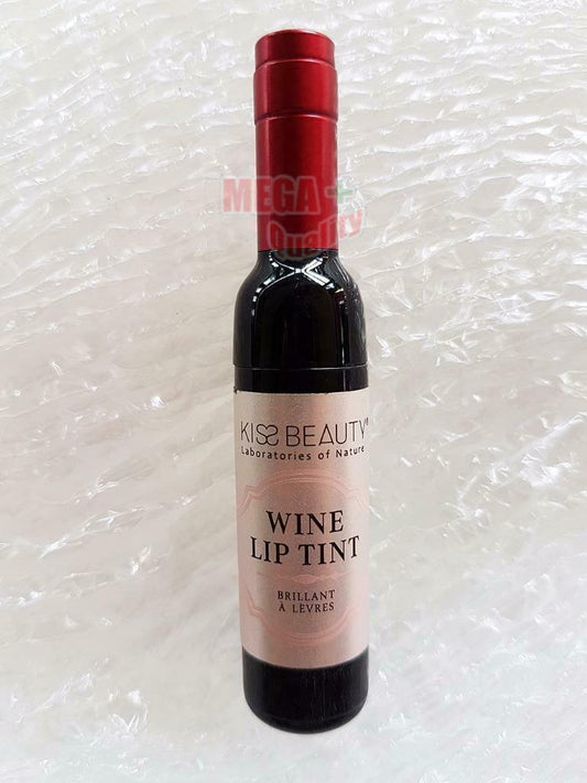 Kiss Beauty Wine Lip Tint Liquid Water Fashion Design Wine Bottle - Orange