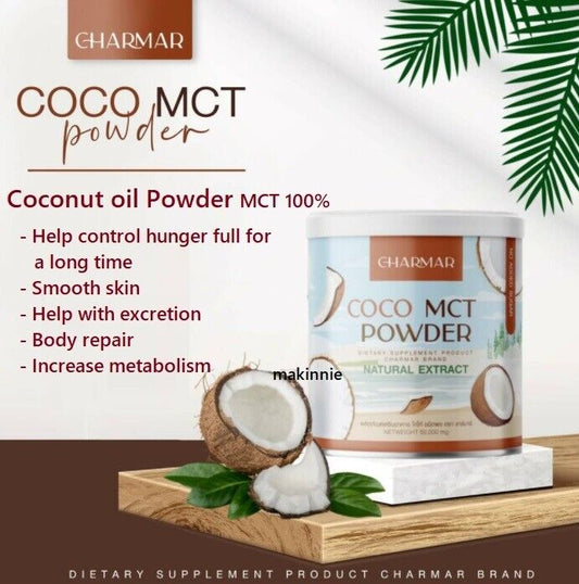 Charmar Coconut oil Powder Cold Pressed Control hunger natural extract skin care