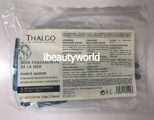 Thalgo Intense Regulating Concentrate 12 x 1.2ml Salon Professional #ibea