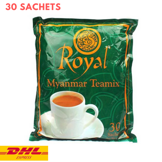 Royal Myanmar Teamix Burmese Instant Milk Tea 3 in 1 Powder Drink 30sachets