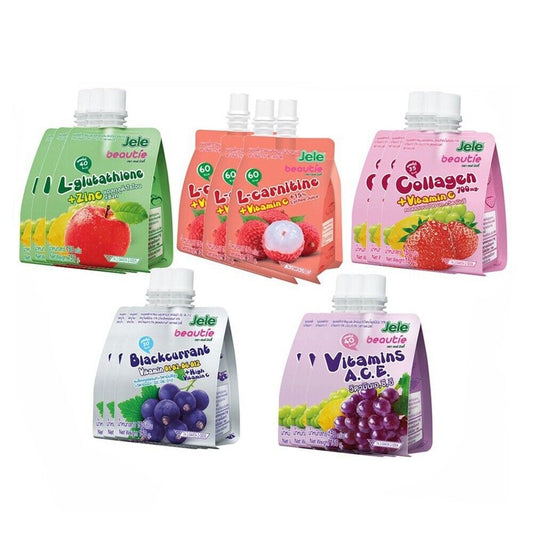 6x Jele beautie Jelly Drink Mixed Fruit Juice Vitamin C Delicious Low calories