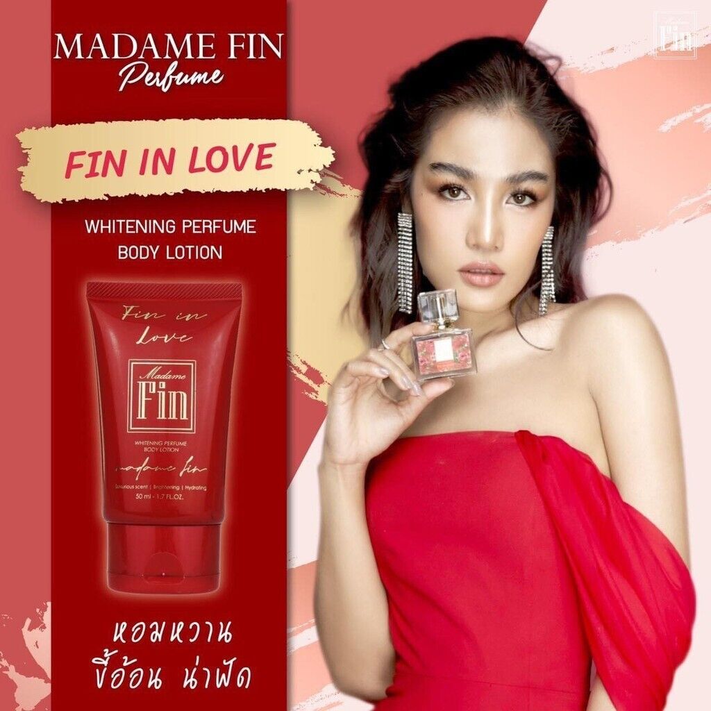 Madam Fin Body Lotion Perfume Whitening fragrant unique charming attractive