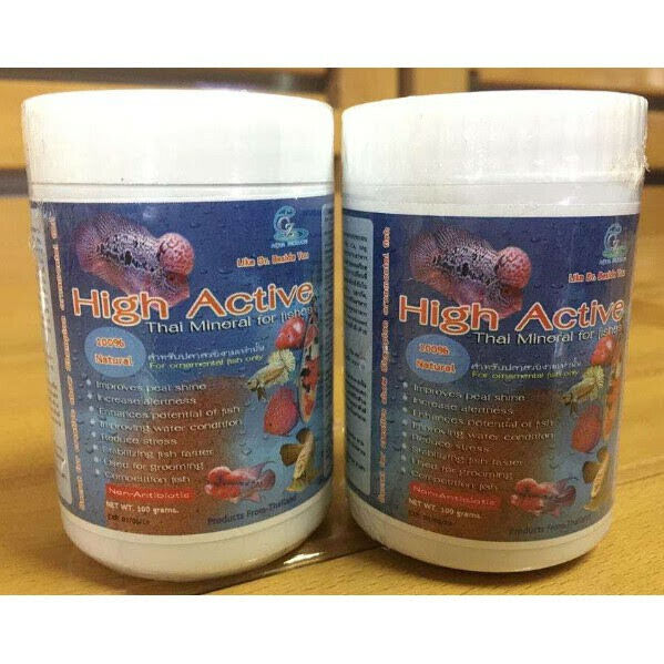 1000g High Active Mineral fish Cichids Goldfish Food Flowerhorn Betta Koi Game