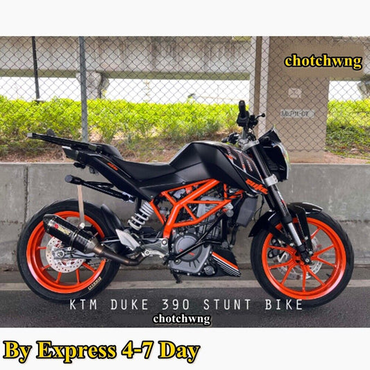 KTM DUKE390 Crash cage Stunt Bike Foot Step Pegs Motorcycle Subcage Parts Steel