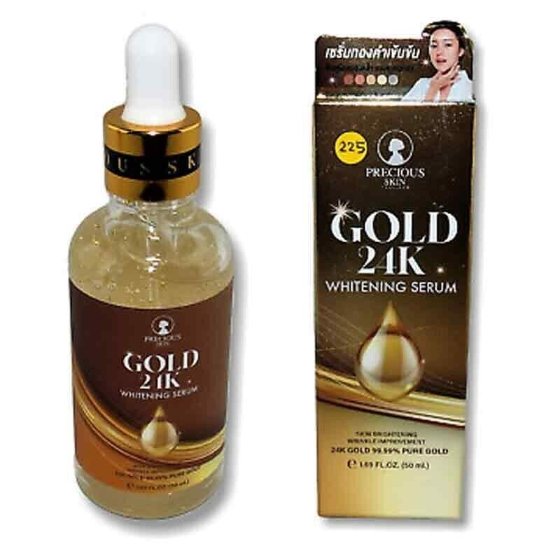 6x Precious Skin 24K Gold Whitening Serum Moisturizing bright dark spots fade