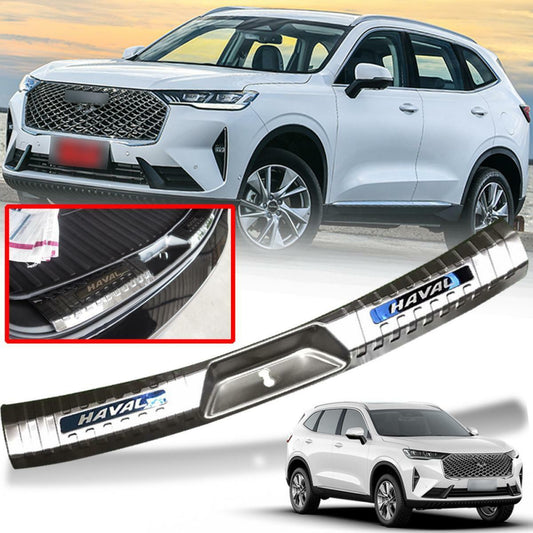 Rear Scuff Plate Door Sill Cover Chrome For GWM HAVAL H6 EV CAR SUV 2021-2022
