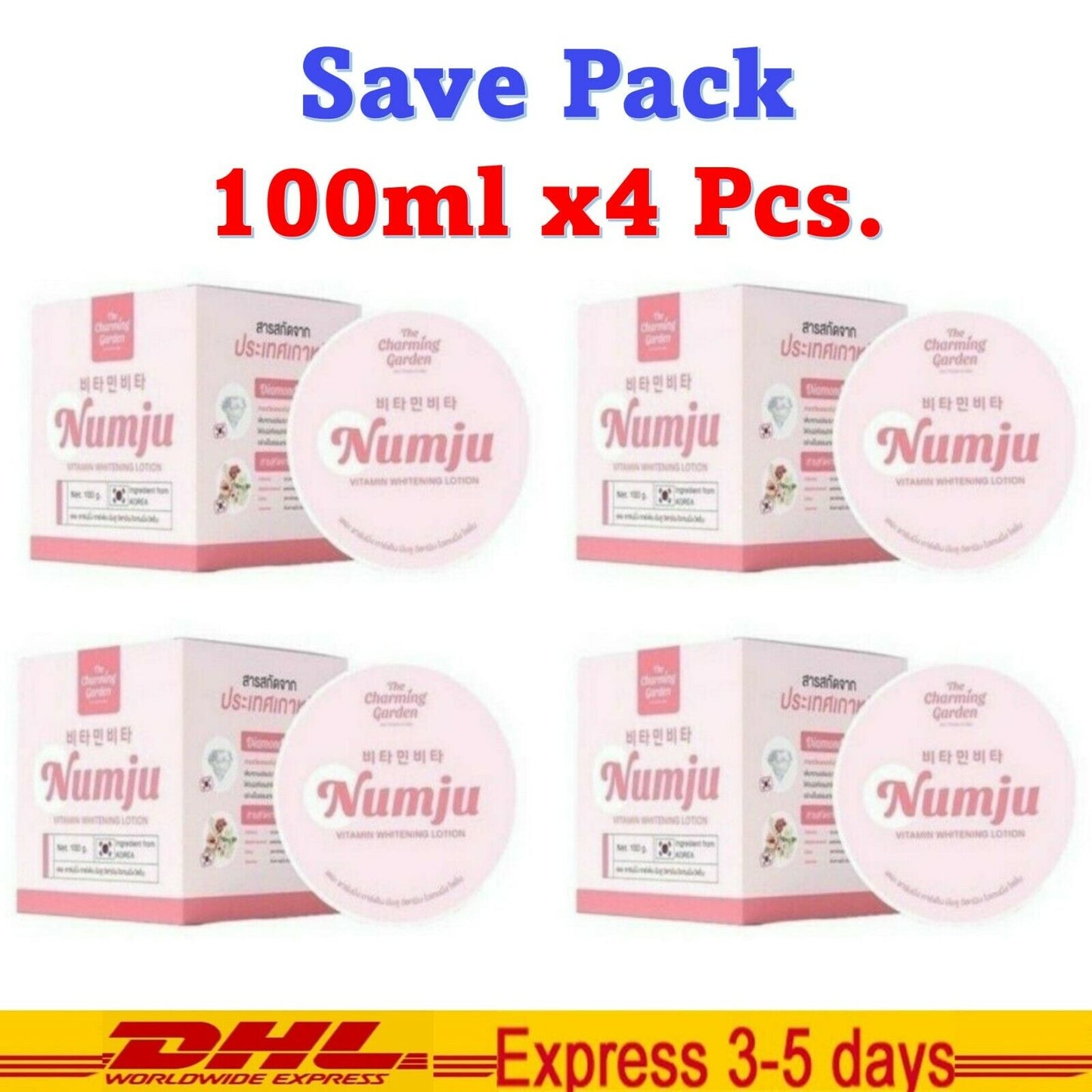 4x Namju Leavening Agent Korean Vitamin Lotion Armpits Buttocks Groin