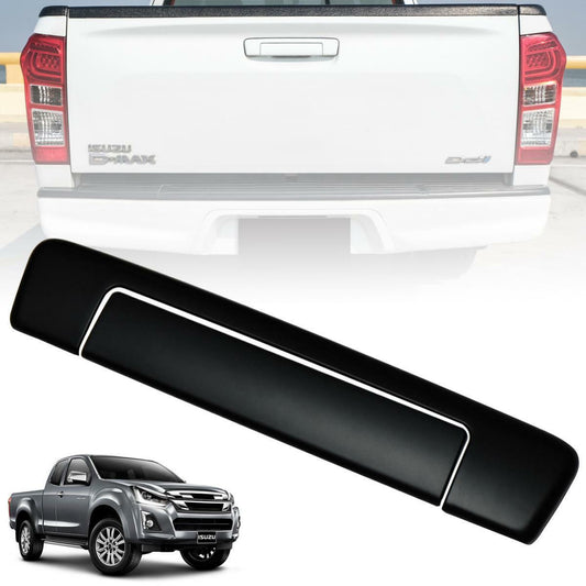 Black Rear Tailgate Handle Cover For Isuzu D-max Dmax Pickup 2015-2019