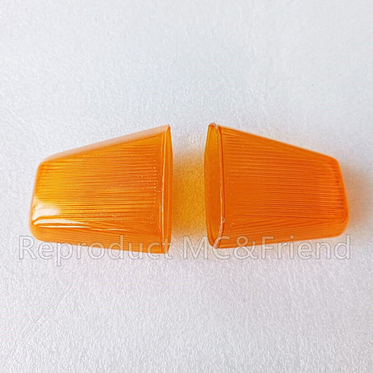 2 Pcs Rear Turn Signal Winker Lens Fits Honda C200 CA200 C201 CD90 CM90 CM91