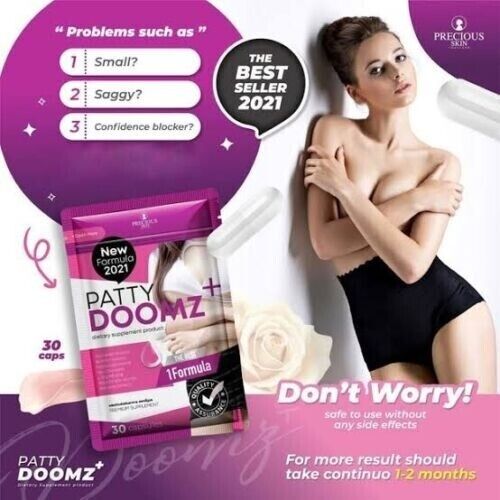 10x Patty Doomz Dietary supplement women skin breast shine, smooth, soft, tight