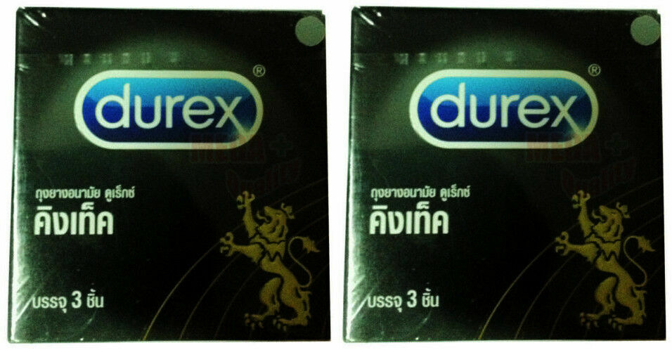2 x Durex Kingtex Smooth Condom Size with Lubricated 49mm. (Small Size)
