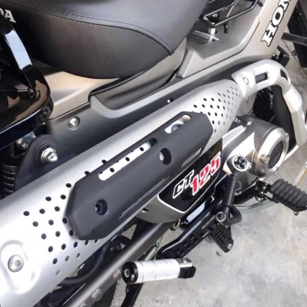 H23 Exhaust Heat Shield Guard For Honda Ct125 Trail Hunter Pipe Black Protector