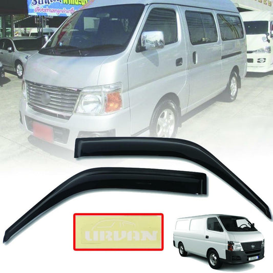 Rain Visor Weather Guard Wind Shield Black For Nissan Urvan Caravan E25 04-2013