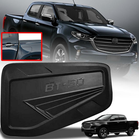 Cover Fuel Tank Cap Matte Black Fit Mazda BT-50 UTE Pickup 4 Doors 2020 2021