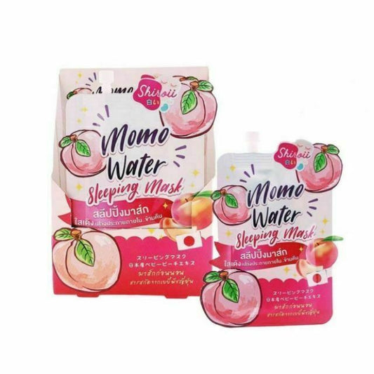 Shiroii Momo Water Sleeping Mask 12 g x 6