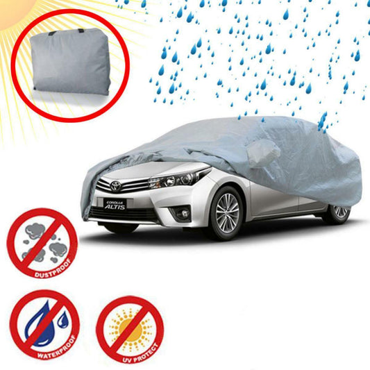 Waterproof Car Cover Sun Rain UV Protect Fit Toyota Corolla E170 Sedan 2014-2018