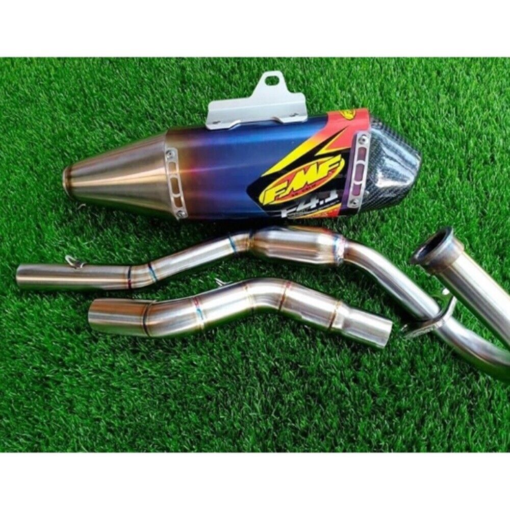 Exhaust Headers Muffler Yamaha WR155 Stainless steel Titanium System Side Pipe