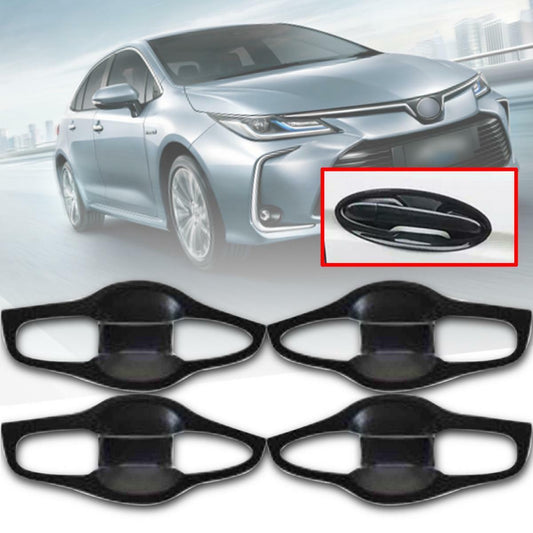 Door Handle Bowl Cover Matte Black For Toyota Corolla E210 Sedan 2019 2020
