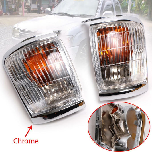 98-04 Toyota Hilux Tiger D4D Mk4 Mk5 Pickup Side Corner Lamp Light Pair