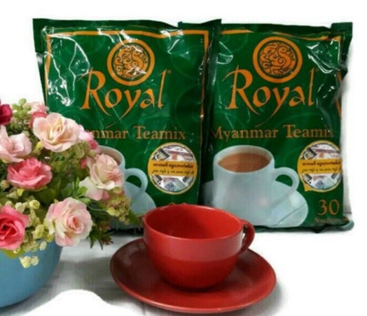 Burmese Teamix Royal Myanmar Tea Milk 3 In 1 Halal Drink Beverage Hot Cool