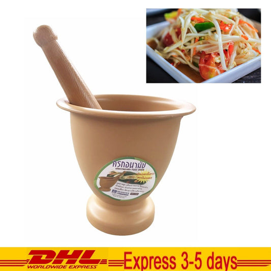 Thailand Mortar and Pestle Kitchenware Light Weight Plastic Grade A 2.2 Litre