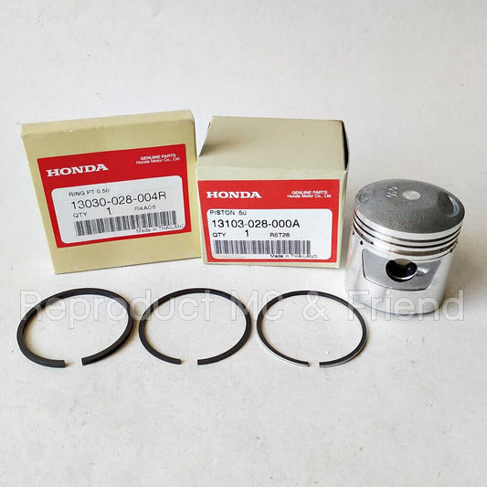 Piston Kit OS 0.50 (50.50mm/14mm) For Honda S90 SL90 ST90 CL90 CM91 CT90