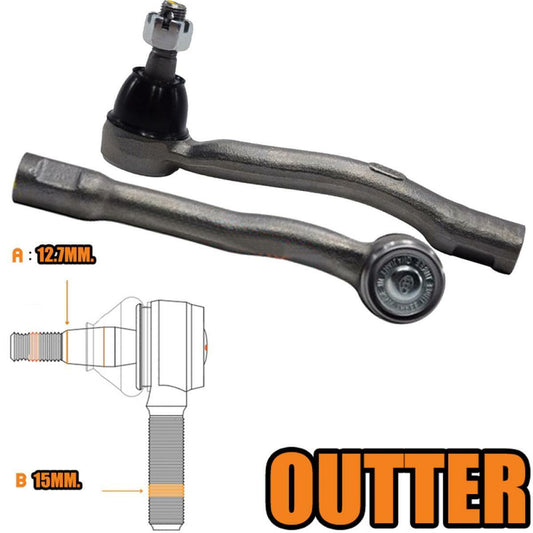 2 PCs Tie Rod End Outer For Toyota Corona ST170 AT171 ST171 1987-1992 Sedan