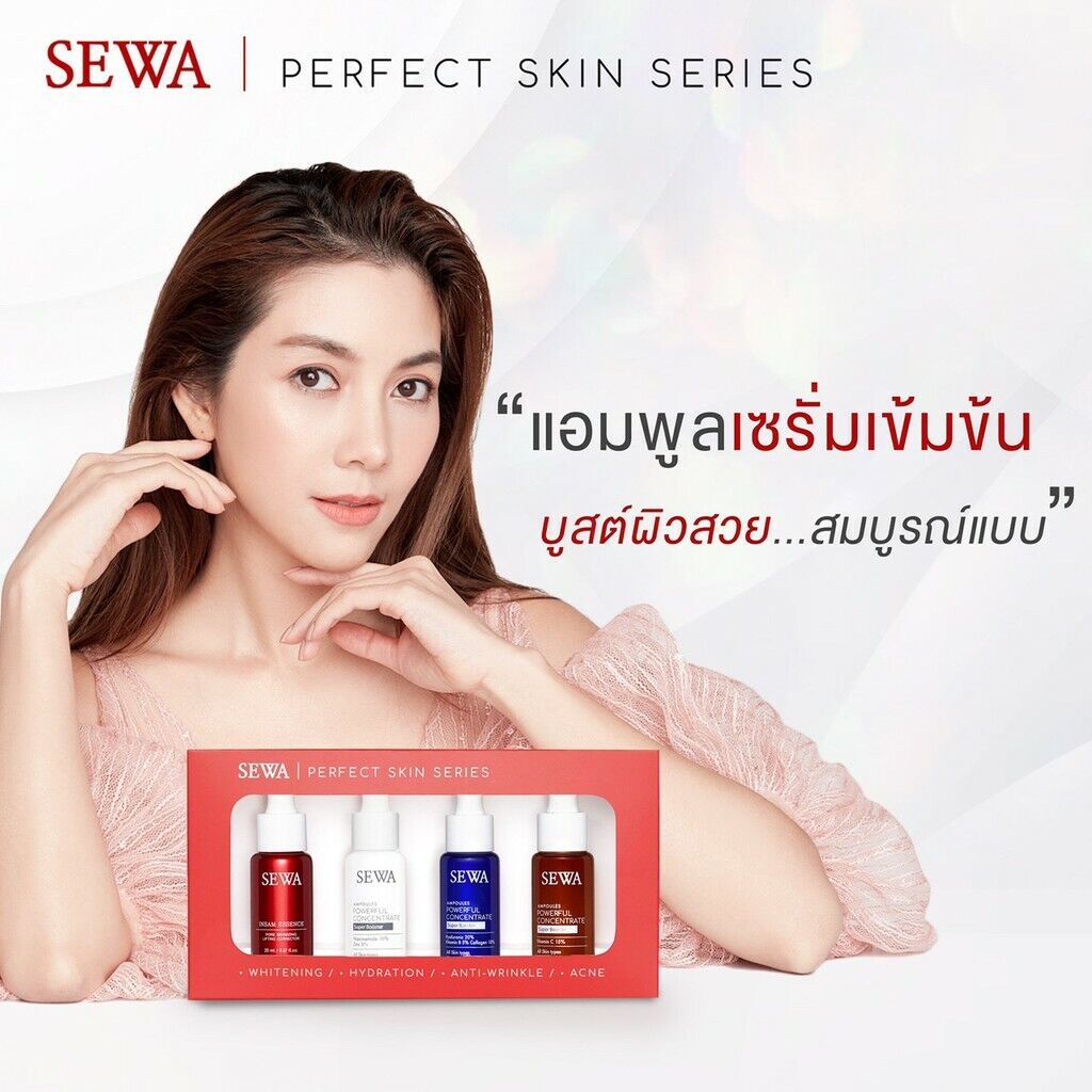 SEWA Perfect Skin Series Booster Ampoule Serum Essence Anti-Aging Acne (box set)