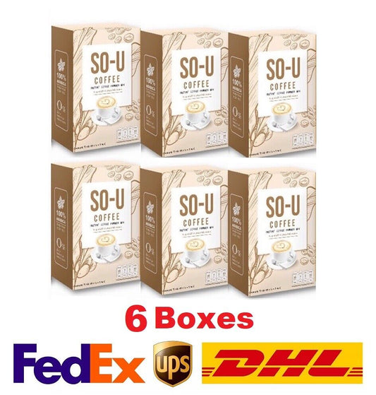 6x SO-U Coffee Weight Control Speed Up Metabolism Burn Help Excretion Drink
