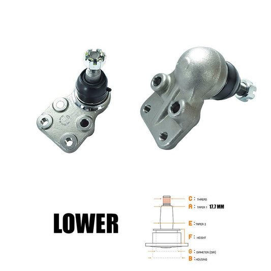 2x Lower Ball Joint For Isuzu KBZ Chevrolet LUV Pickup LS LE 1981 82 83 84 1986