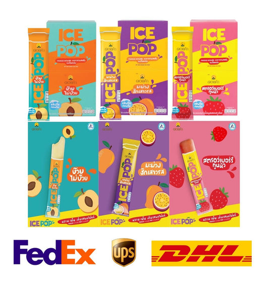 6x Doi Kham ICE POP Ice Cream Fruit Juice Home Freeze DIY Delicious Refreshing