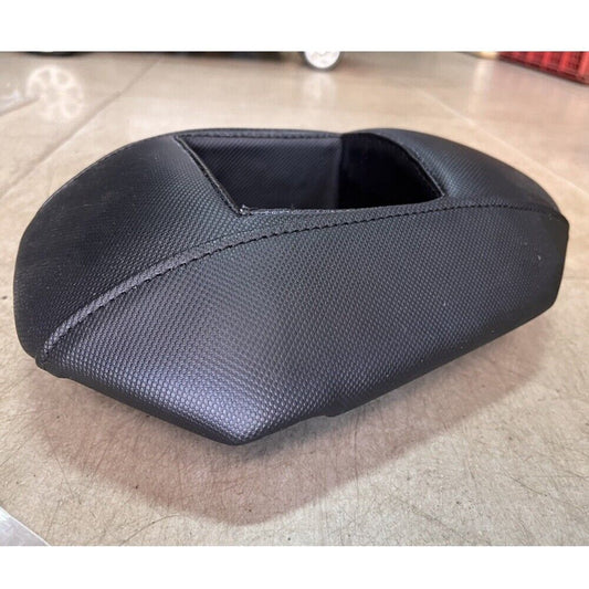 Back Stunt Rear Seat Step Yamaha MT07 / FZ07 Leather Black Passenger 2015-2018