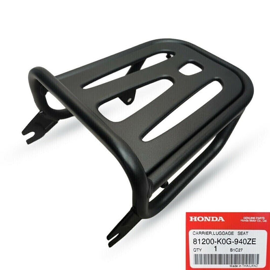 Black Rear Rack Luggage Carry Support Bag Box For 2018-2022 Honda Super CUB C125