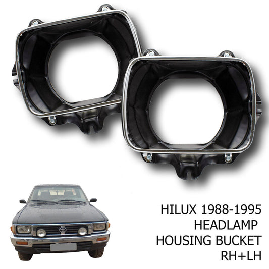 Toyota Pickup 88-95 Headlight Housing Lamp Backing Plate Trim Mk3 Left+Right