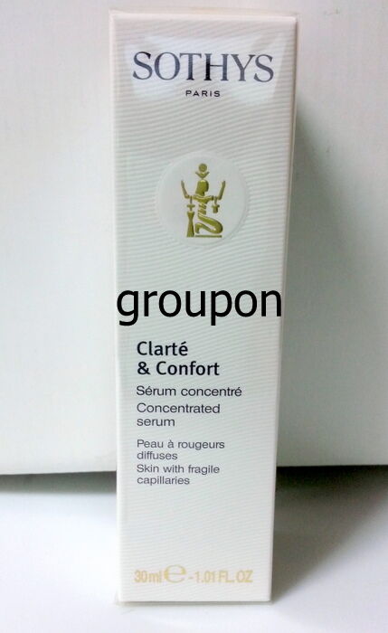 Sothys Clarte & Confort Concentrated Serum 30ml 1.01oz New in Box #ibea