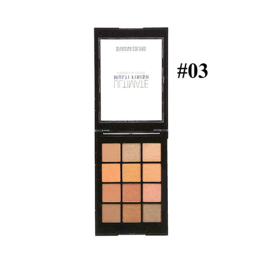 SIVANNA COLORS Ultimate Multi Finish Eyeshadow Palette HF1003 #03