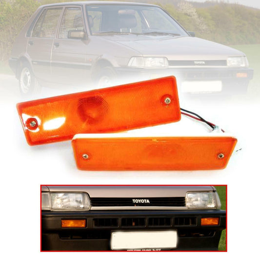 Toyota Corolla Ae80 Ee80 82 Sedan 84 85 86 87 88 Spot Light Front Lamp Light L+R