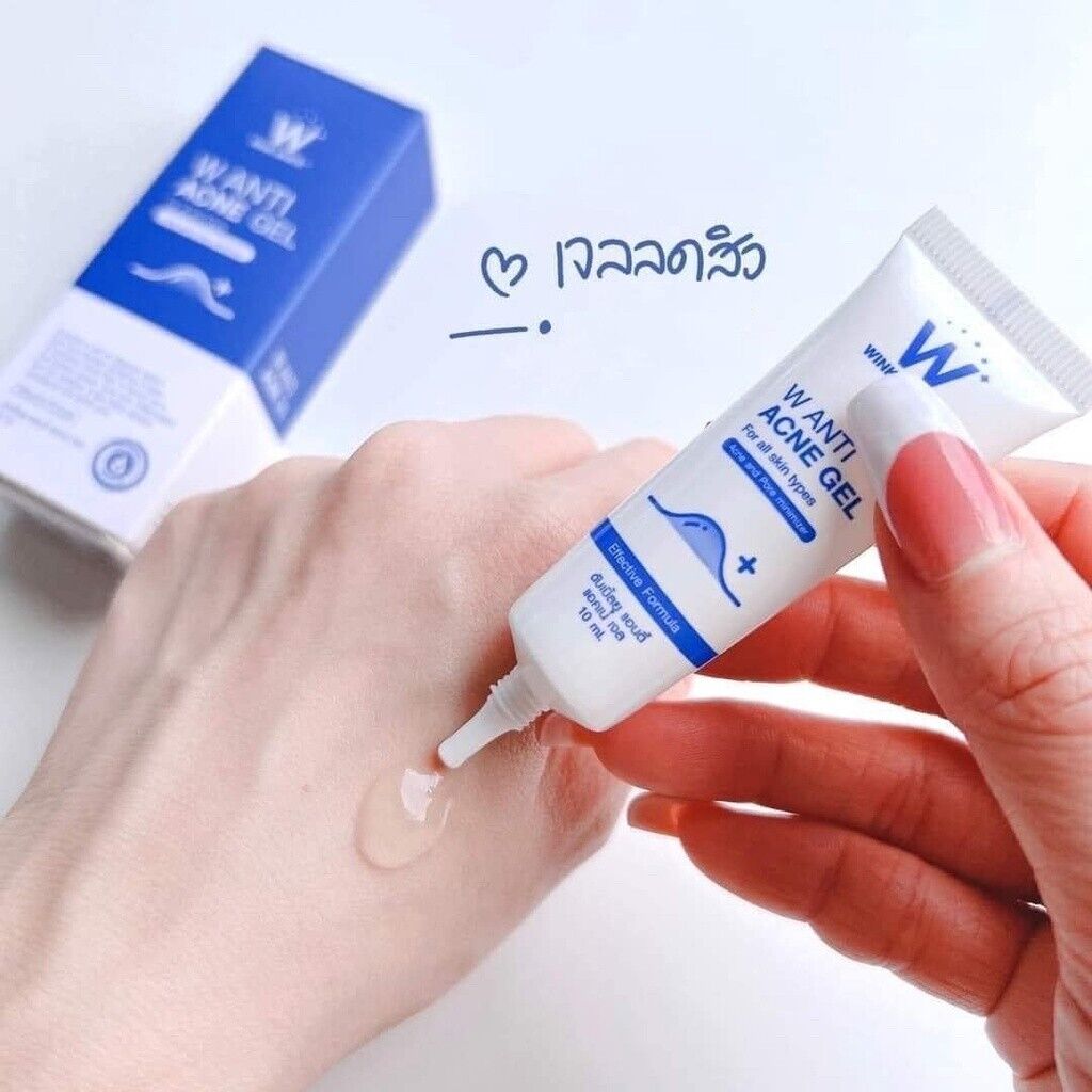 Wink White W Anti Acne Gel Reduce Pore Minimizer Non-irritation Skin Mild 10 ml