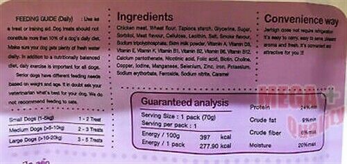 12 x Jerhigh Stick Real chicken Meat Spinach Dog Puppy Treats Made from Chicken