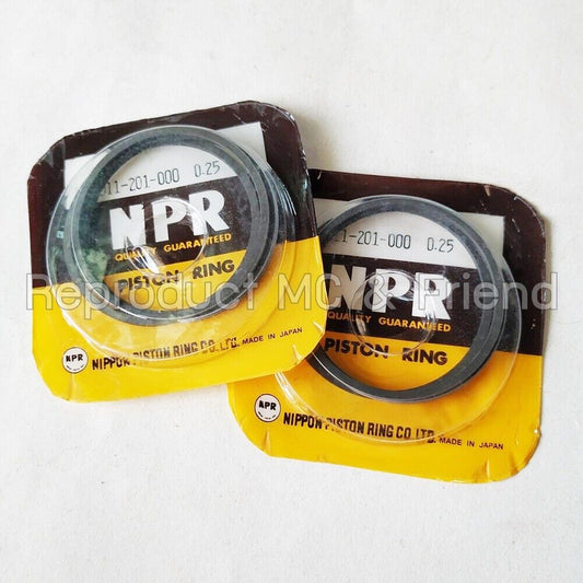 Piston Ring Set Oversize 0.25 Japan a pair Fits Honda C95 CA95 C200 CA200 CT200