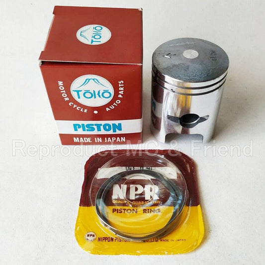 Piston + Rings Set Oversize 0.50 Fits Kawasaki G7 G5 G3SS G4TR (1974 / 1975)