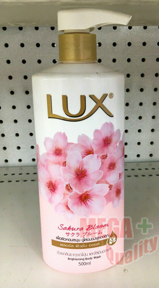 LUX Brightening Body Wash Shower Cream SAKURA BLOOM Long Lasting 500ml
