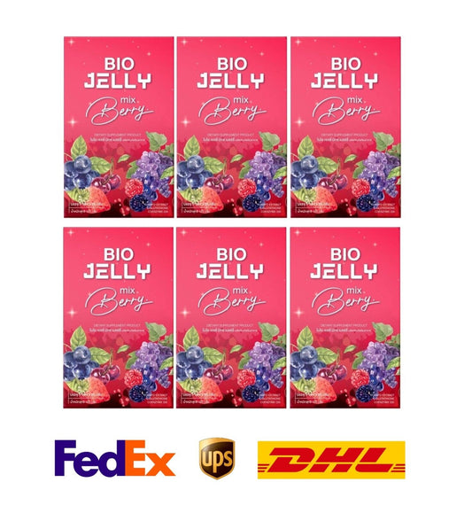 6xBio Jelly Mixberry Rich Fruit Antioxidant Healthy Snack Delicious High Vitamin