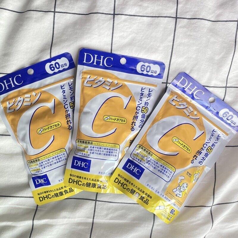 6x DHC Vitamin C Daily Japan Product Supplement Bright Radiant Skin 120's/sachet
