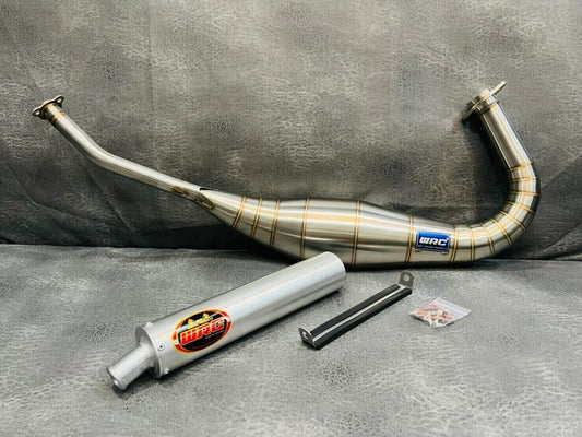 upgrade exhaust full system stainless raching stainless steel Kawasaki kr 150