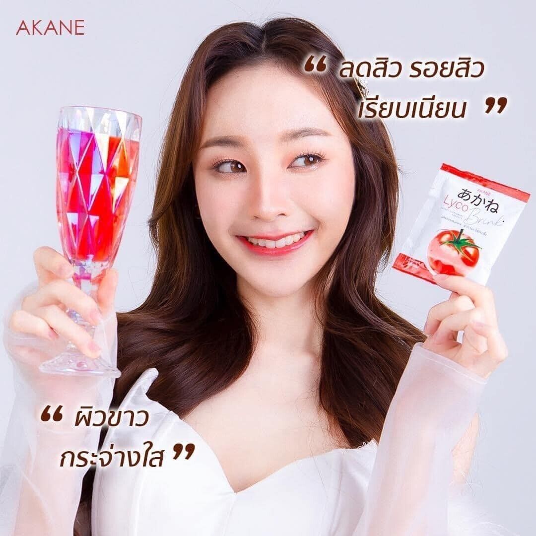 3x Akane Lyco Brink Tomato Powder Drink Bright skin moist, dark spots fade