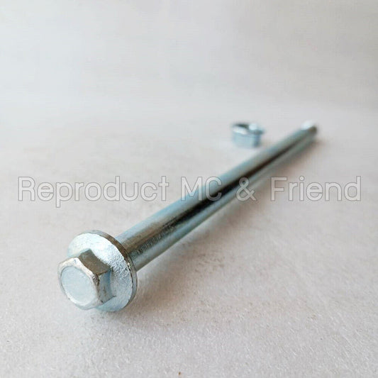 Rear Swingarm Axle Pivot Shaft (224mm x 12mm) For Yamaha RXS RX-S