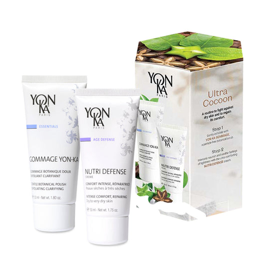 YONKA Age Ultra Cocoon GOMMAGE YON-KA 50ml + NUTRI DEFENSE 50ml #ibea