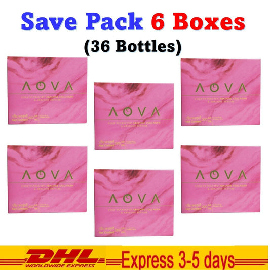 6x Aova Abalone Collagen Drink Liquid Peptides Cold Pressed Pomegranate Aging