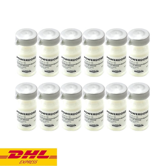12x L'Oreal Powerdose Hair Treatment Repair Serum for Dry Damage After Color 8ml